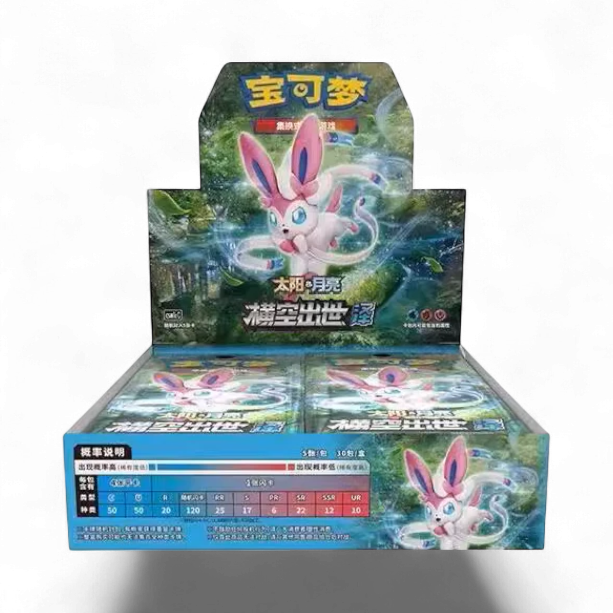 Pokemon - Simplified Sun&Moon, Crossing the Sky: Blue - Booster Box